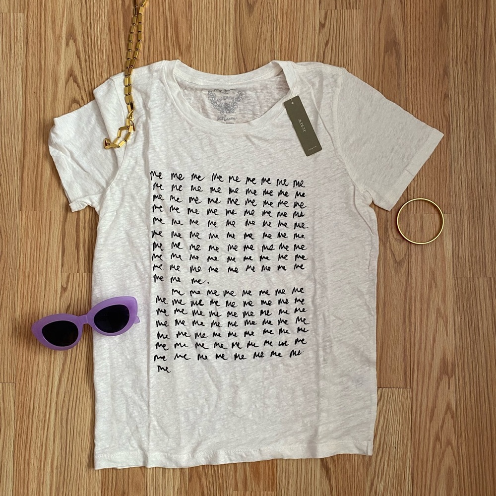 HUGO GUINNESS for J.CREW 100% Linen T Shirt size M